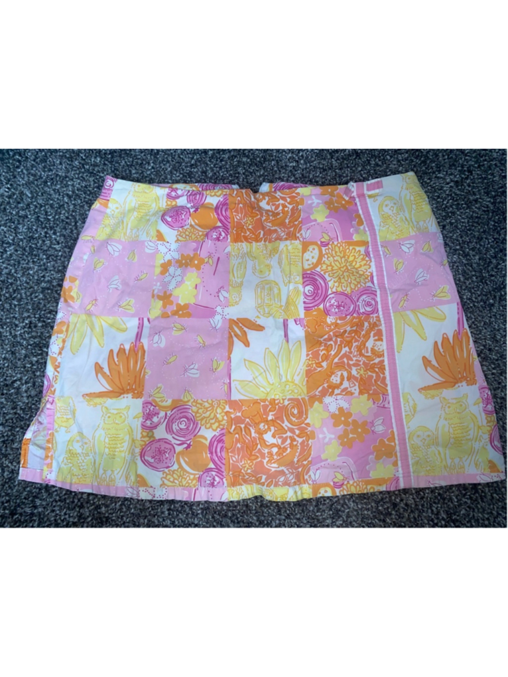 Lilly Pulitzer patchwork skort size 8 - VINTAGE